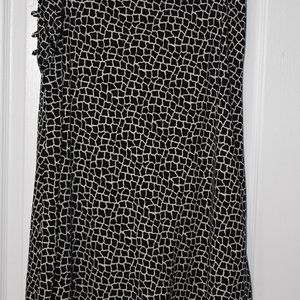 A-line Giraffe print skirt